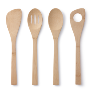Alternative view of 'Give It A Rest' Bamboo Utensil Set