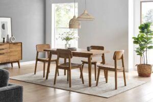 Seb Extendable Dining Set for 4-6 4