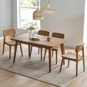 Seb Extendable Dining Set for 4-6 3